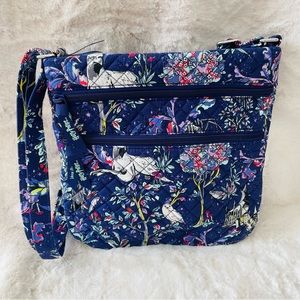 Vera Bradley x Harry Potter Forbidden Forest Triple Zip Hipster Crossbody Bag